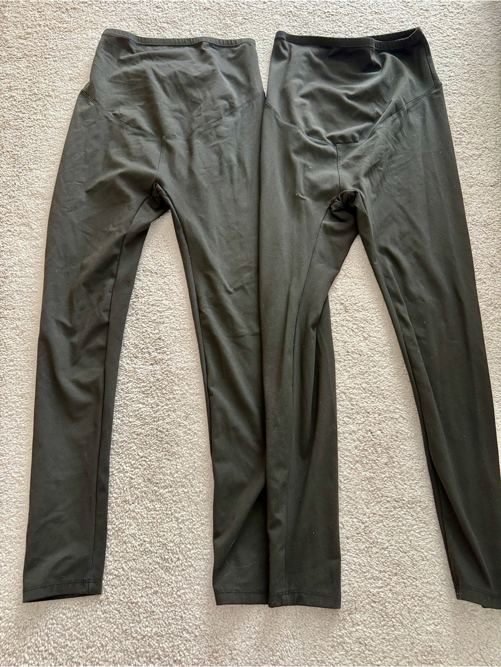 Bundle set of 2 Maternity High Waisted Leggings